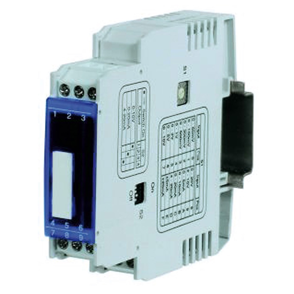 Programmable RTD Signal Converter, 8 In/3 Out, 24240Vac, Din Rail